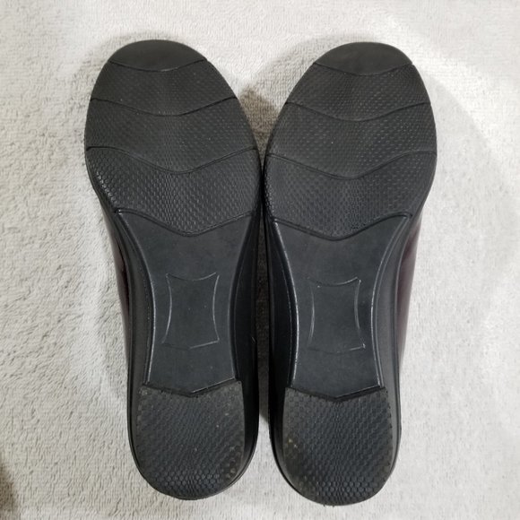 Soft-Flex burgundy wedge heel shoes - Picture 6 of 7